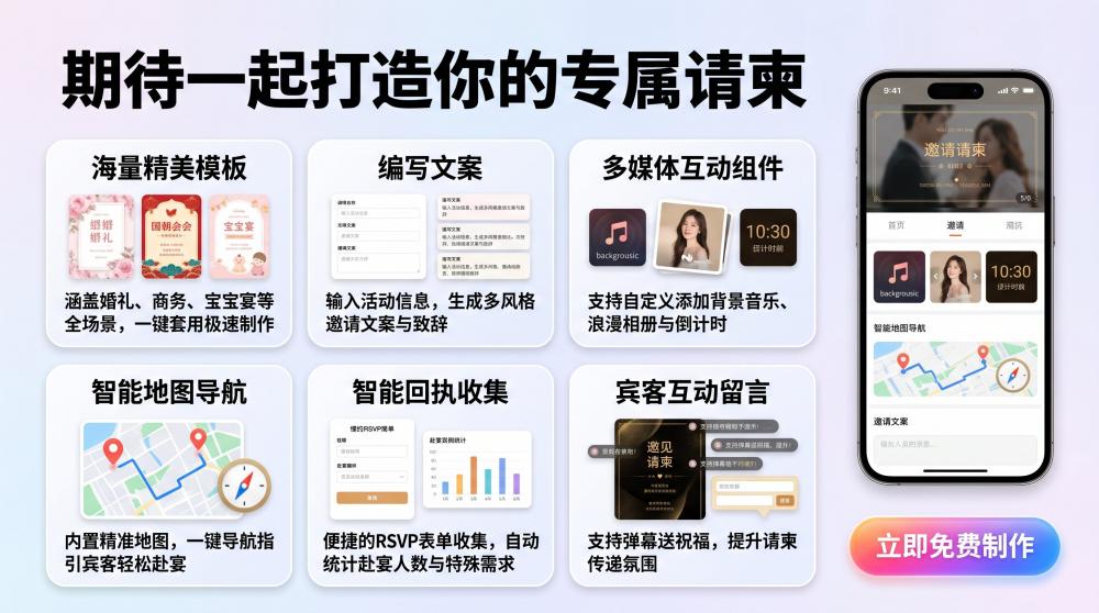 行政HR必存✨商业会议请柬这样做，专业高级不费力